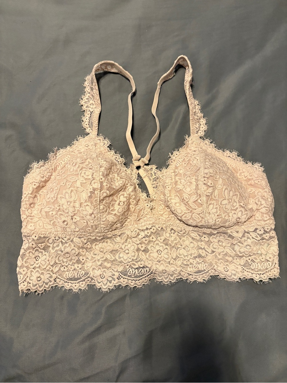 aerie Lace Bralette in Light Pink